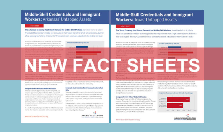 New Texas and Arkansas Fact Sheets: Immigrants Can Help Meet Demand for Middle-Skill Workers