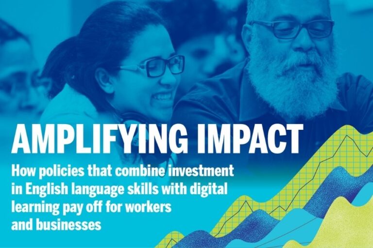 Amplifying Impact: Why policies that combine investments in English language and digital literacy are vital