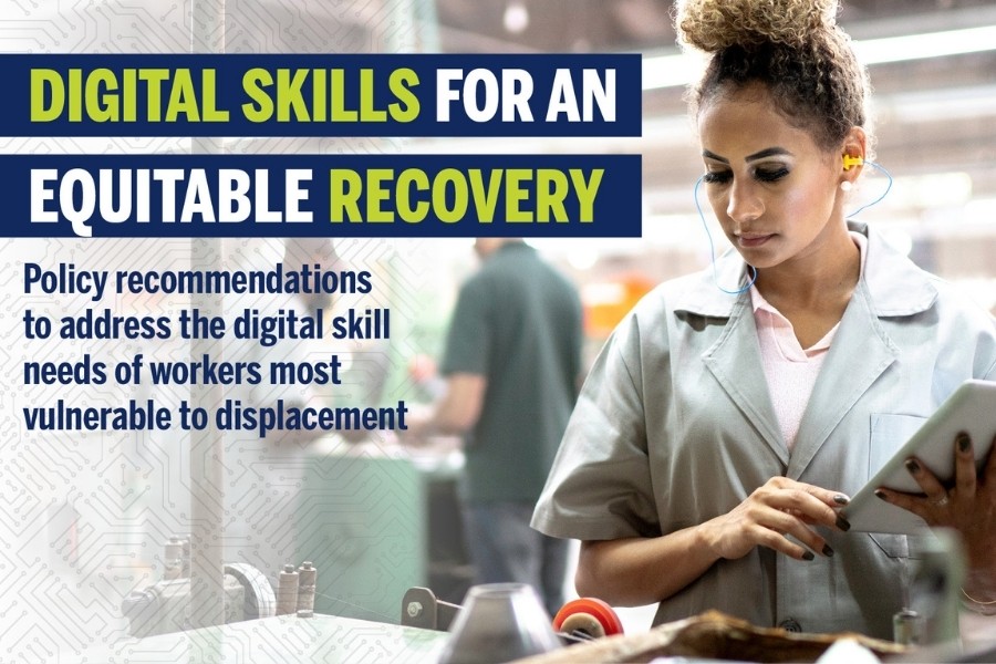 New policy brief finds digital literacy skills are necessary for an equitable recovery from Covid-19