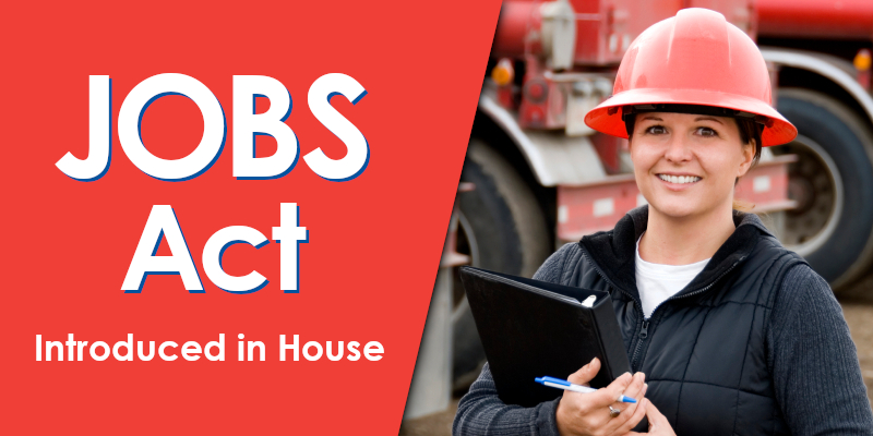 Update: JOBS Act momentum continues with House introduction