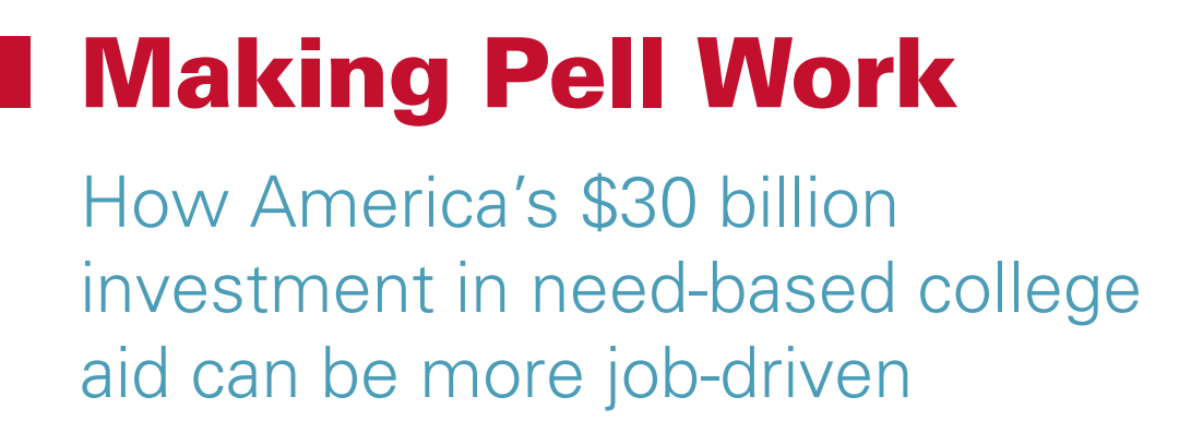 New NSC issue brief on making Pell Grants more job-driven